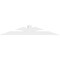 Ekena Millwork Richland Architectural Grade PVC Gable Bracket, 96"W x 16"H x 4"D x 6"F, 4/12 Pitch GBP096X16X0406RIC00 - alternate 4